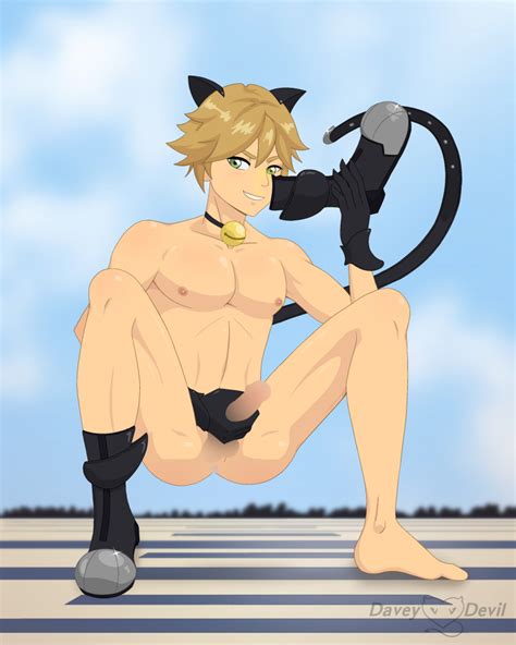 Rule Adrien Agreste Blonde Hair Cat Ears Cat Noir Censored Davey