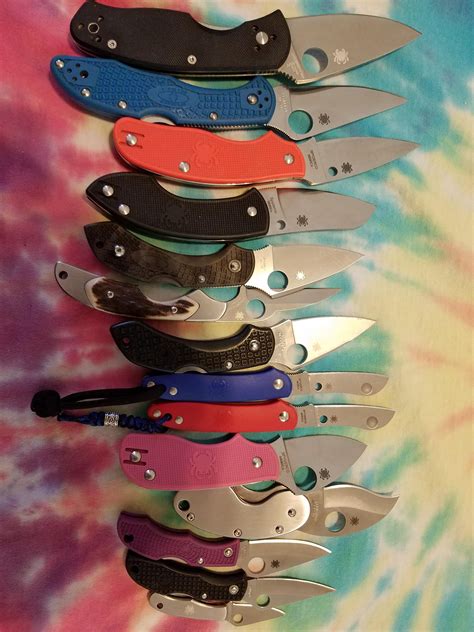 Spyderco collection. : r/knifeclub