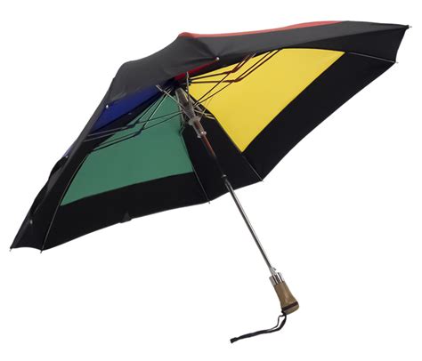 Parapluie Pliant Carr Multicolore Et Noir Dess