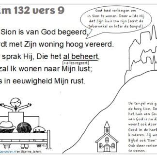 Psalm 42 Vers 3 Kleurplaat Bijbels Opvoeden Nl