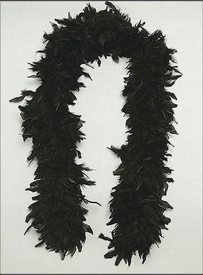 Luxurious Black Color Quality Feather Boas