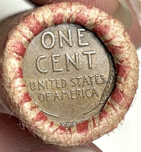 Us Lincoln Wheat Cent Penny Roll Bu P Svdb Ender Coins Old