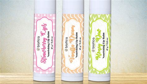 Lip Balm Labels - Custom Printing and Worldwide Shipping