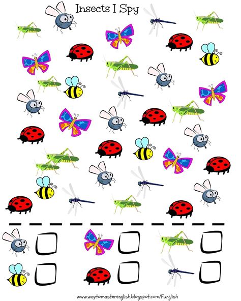 I Spy Animals Worksheet