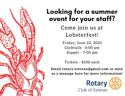 Lobsterfest 2023 - City of Estevan