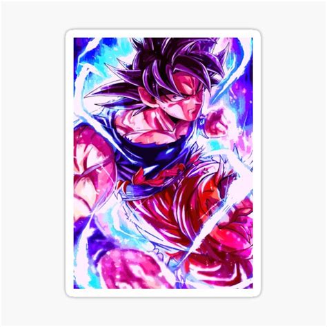 Dragon Ball Goku Ultra Instinct Sticker For Sale By Kalebvidal