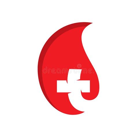Blood Donor Logo Vector Icon Illustration Stock Vector Illustration