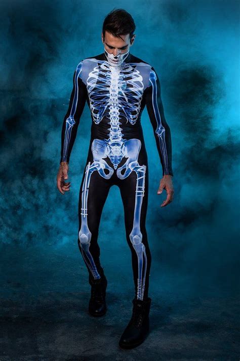 Mens X Ray Skeleton Costume Halloween Costumes For Etsy Native American Halloween Costume