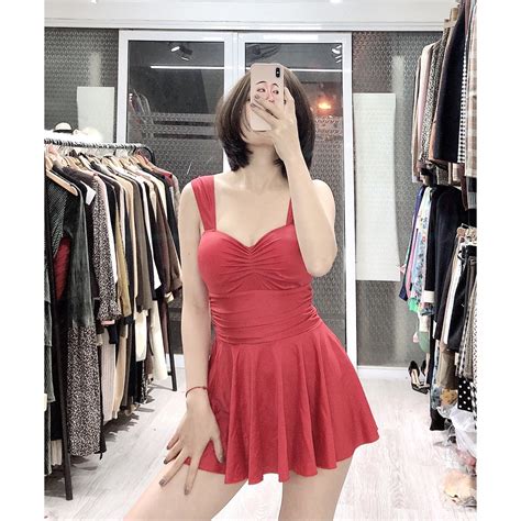 Bikini liền một mảnh dáng váy đen nữ tính siêu đẹp Hàng chuẩn như hình BigBuy360 bigbuy360 vn