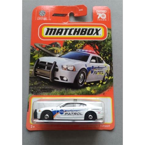 Matchbox Dodge Charger Pursuit Nasa Shopee Brasil