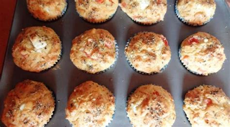 Muffins Feta Tomates Marjolaine La Tendresse En Cuisine