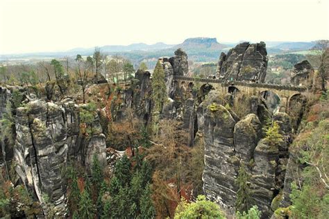 The Bastei Rocks In Germany Are A Fascinating Geological Formation