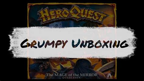 Heroquest Mage In The Mirror Quest Pack Unboxing Youtube