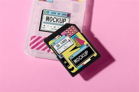 Premium Psd Sd Card Mockup Design