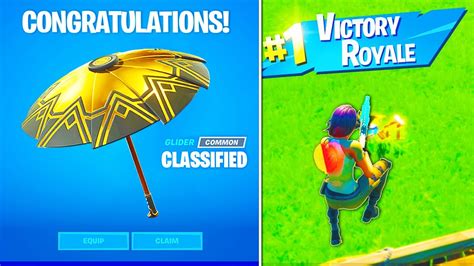 Mongraal Gets The New Season 2 Gold Umbrella First Win Glider