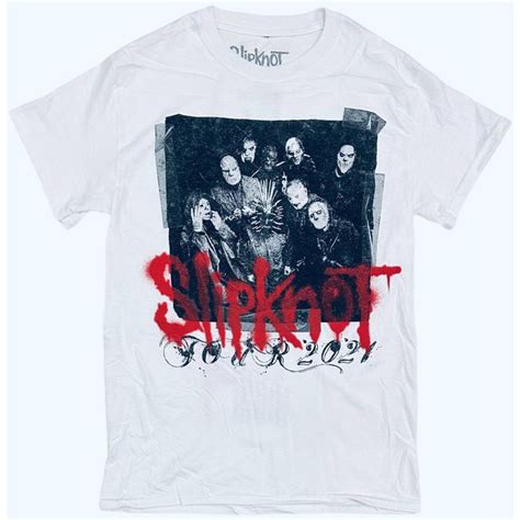 Slipknot Slipknot Men S Rare Concert Tour 2021 Knotfest Tee T Shirt