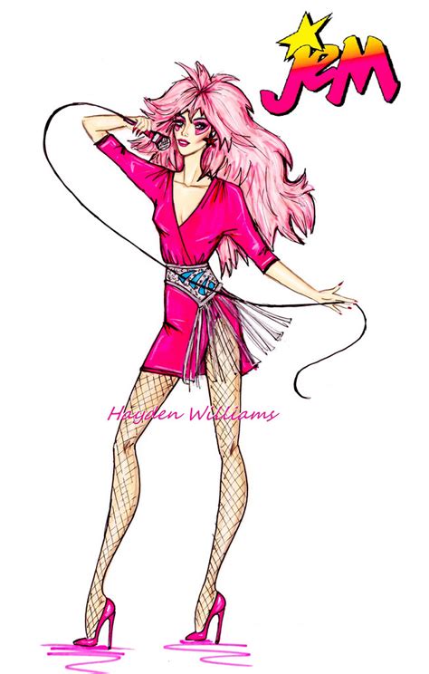 Hayden Williams Fashion Illustrations Jem Truly Outrageous By