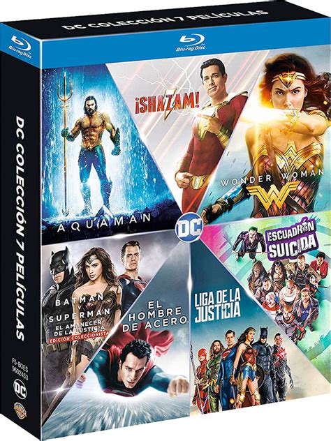 Carátula de DC Colección 7 Películas Blu ray