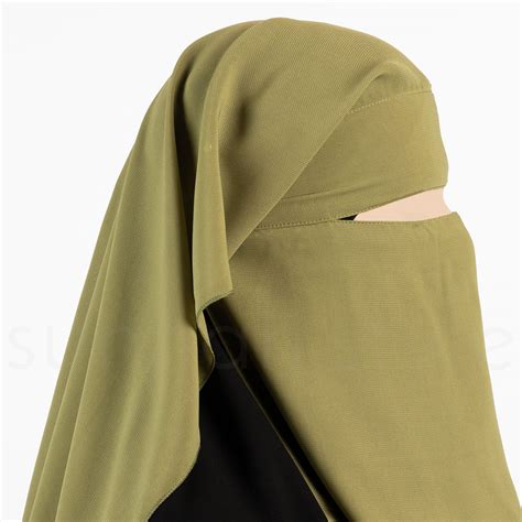 Two Layer Niqab Premium Chiffon