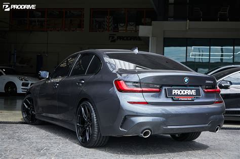 Bmw G20 320d ล้อแม็ก Vossen Hf5 ขนาด 19” สีดำเงา Prodrive Thailand