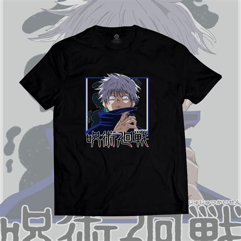 Jual Kaos GOJO SATORU JUJUTSU KAISEN 012 Baju Anime T Shirt Anime