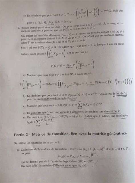 Maths Appliqu Es Essec Sujet Major Pr Pa