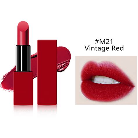 Tniewfbhsd Red Lips Honey Matte Lipstick Velvet 999 True Red Chinese Red Lipstick Long Lasting