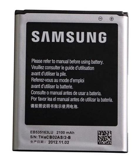 Buy Samsung Eb535163lu Battery For Samsung Galaxy Grand I9082 Online ₹899 From Shopclues