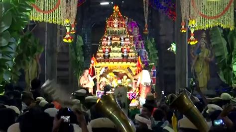 Chithirai Festival Procession Ceremony Held At Meenakshi Amman Temple