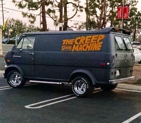 The Creep Machine Custom 70s Ford Van Custom Vans Ford Van Cool Vans