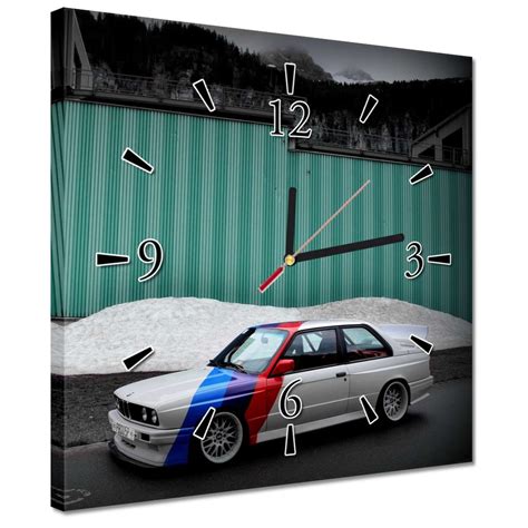 Zegar 30x30cm BMW Trójka 3er Samochód ZeSmakiem Sklep EMPIK