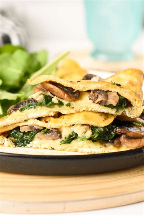 Spinach Mushroom Omelette Sweet As Honey