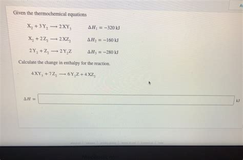 Solved Given The Thermochemical Equations X Y Xy Ah Chegg