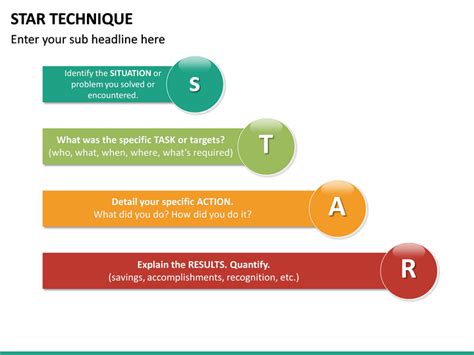 Star Technique PowerPoint Template | SketchBubble