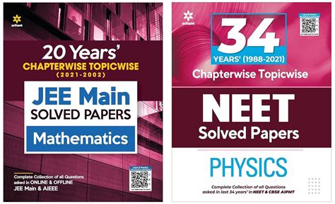 Buy Years Chapterwise Topicwise Jee Main Solved Papers