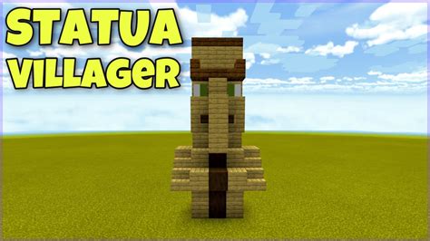 Come COSTRUIRE Una STATUA Di Un VILLAGER Tutorial Minrcraft YouTube