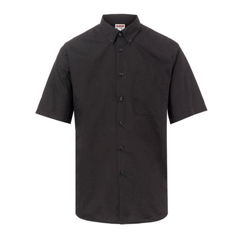 Venta Camisas Negras Para Hombre Manga Corta En Stock