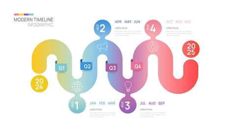 Premium Vector Business Step Timeline Infographic Arrow Template