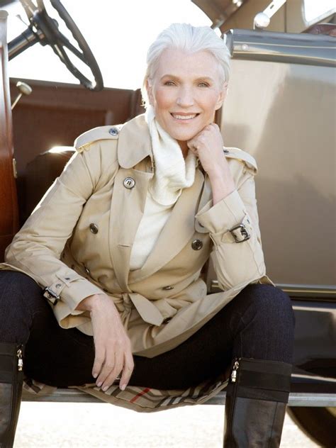 Maye Musk Beautiful Gray Hair Silver Haired Beauties Women