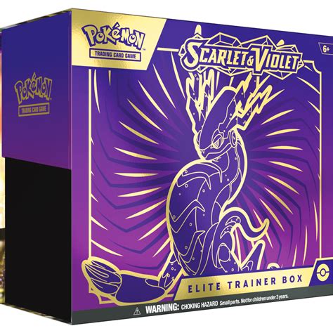 Pokemon Scarlet And Violet Elite Trainer Box Miraidon Pokekarty