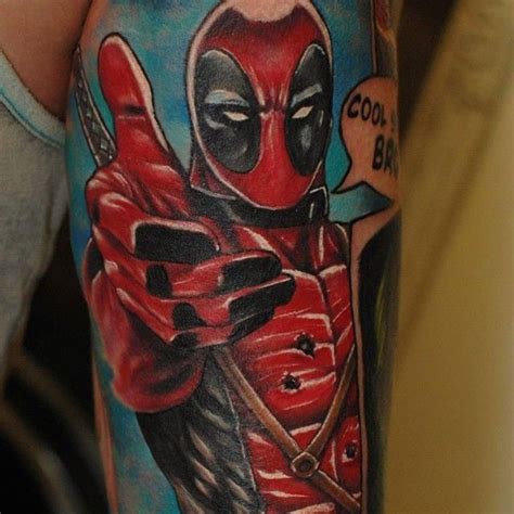 Deadpool By Ivanbortattoo Tattooed Here At Hammersmithtattoo ‪‎marvel‬ ‪‎deadpool‬ ‪‎tattoo