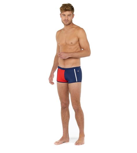 Boxer De Bain Court Waterpolo Marine Hom Lingerie Sipp