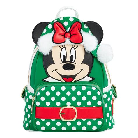 Mini Sac À Dos Minnie Mouse À Pois Noël Disney Loungefly