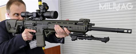 New 338 Semiautomatic Sniper Rifle Displayed by Tarnów at MSPO 2017