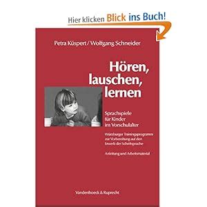 H Ren Lauschen Lernen Sprachspiele F R Kinder Im Vorschulalter