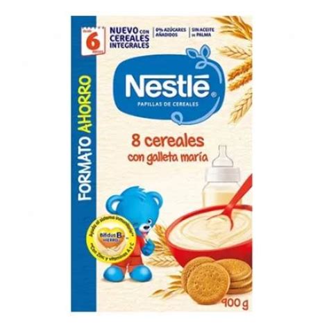 NESTLÉ Papilla 8 Cereales con Galleta María 900g Farmacia Granvia 216