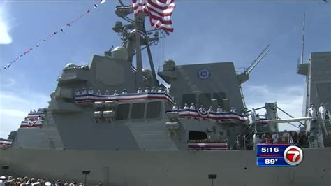 New Navy Warship Commissioned In Ceremony At Port Everglades Wsvn