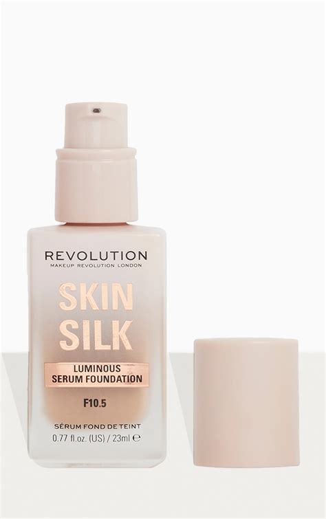 Makeup Revolution Skin Silk Serum Foundation F105 Beauty Prettylittlething