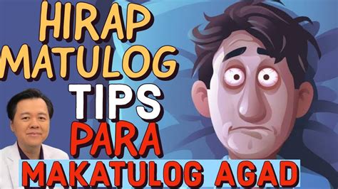 Hirap Matulog Tips Para Makatulog Agad Payo Ni Doc Willie Ong Youtube