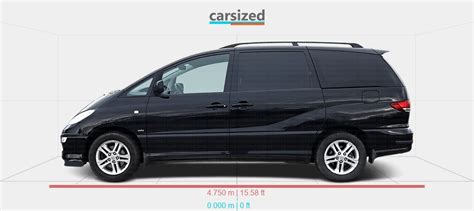 Abmessungen Toyota Proace Verso 2016 Heute Vs Toyota Previa 2000 2005